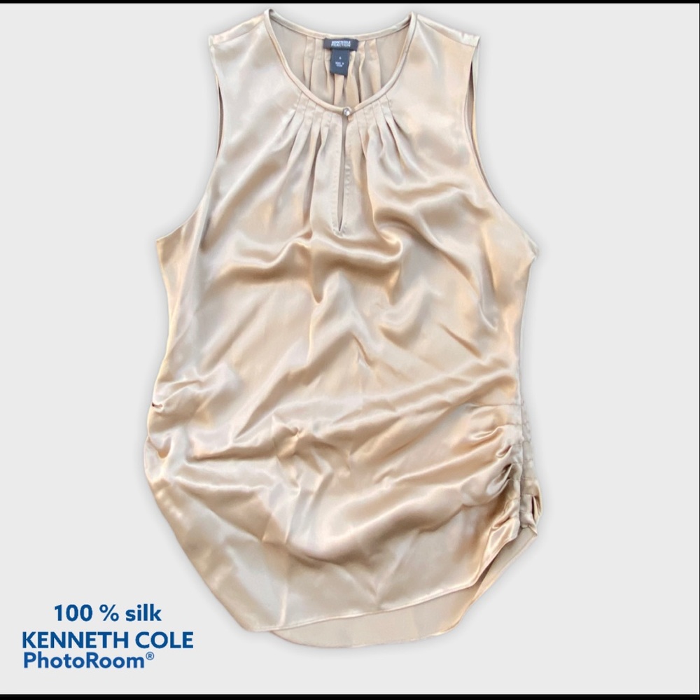 SILK Kenneth Cole Reaction sleeveless tunic top